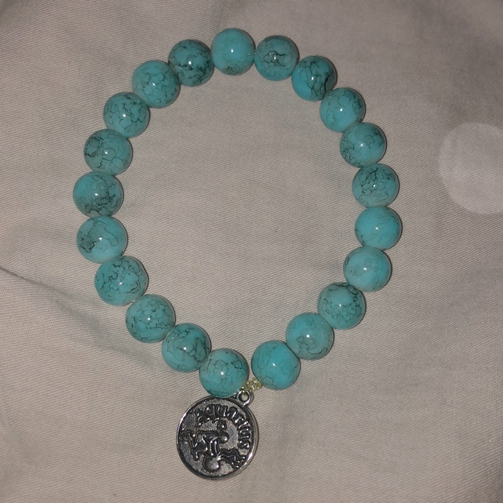 Aquarius ♒️ Friendly Marble Bead Bracelet